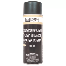 Spray Paint In Can - Flat Black