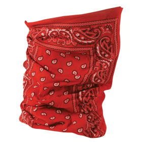 Motley Tube Polyester - Red Paisley