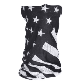 Motley Tube Polyester - Black & White Flag