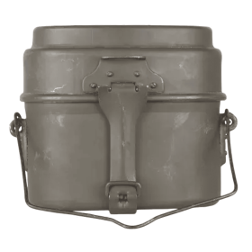 Hungarian Army 2 -Pc Mess Kit Used - Olive Drab