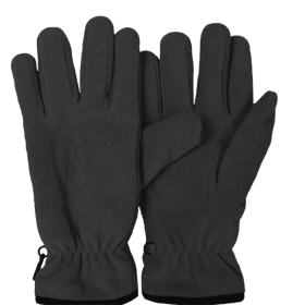 Insulated Military Style Fleece Glove - Black XL