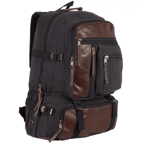 Retro Cantabrian Excursion Rucksack - Black
