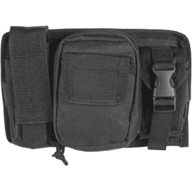 Triple Panel Pouch - Black