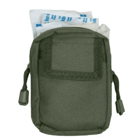 Small 1st Aid Pouch With Contents - Olive Drab