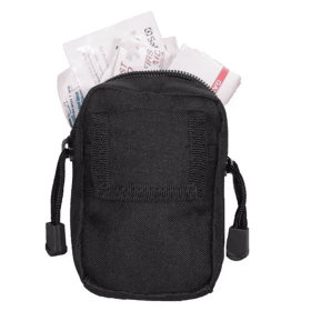 Small 1st Aid Pouch With Contents - Black