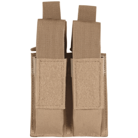Pistol Quick Deploy Dual Mag Pouch - Coyote