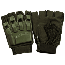 Half Finger Tactical Engagement Glove - Olive Drab  Large