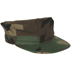 Marine Cap Without Emblem - Woodland Camo XL
