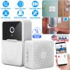 Smart Wireless Wi-Fi Video Doorbell Security Phone Door Bell Intercom Camera Door Bell Chime Two Way Audio Night Vision