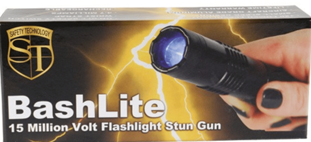 Safety Technology Bashlite 85,000,000 Volt Stun Gun Flashlight