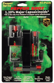 Pepper Shot 1.2% Mc Tri-Pack Pepper Spray