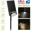 Solar Spotlights Outdoor 10LEDS Landscape Lights 120° Motion Sensor Lamps 180°Lighting IP65 Waterproof for Garage Garden Front Door