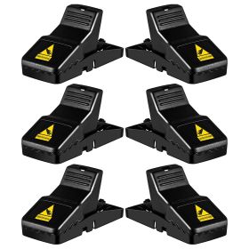 6pcs Rat Trap; Large Mouse Traps; Mouse Traps Indoor For Home; Reusable Rat Trap Outdoor Rodent Trap For Pest Control Powerful Traps For The Hous
