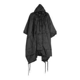 RIPSTOP PONCHO (Color: Black, size: 88" x 57")
