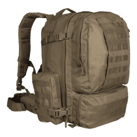 AXO VORTEX70 TACTICAL BACKPACK (Color: COYOTE-BROWN, size: 22" x 16.25" x 12")