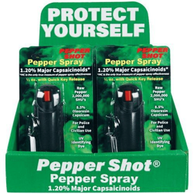 12 Pepper Shot 1.2% Mc With Counter Display (Color: Black)