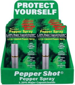 12 Pepper Shot 1.2% Mc With Counter Display (Color: Pink)