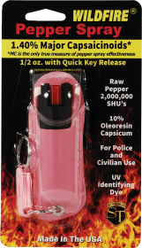 Wildfire 1.4% Mc 1/2 Oz Halo Rhinestone Holster (Color: Pink)