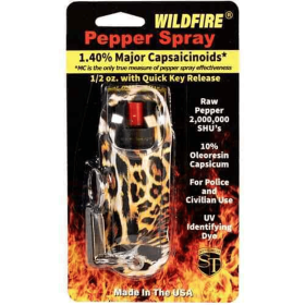 Wildfire 1.4% Mc 1/2 Oz Halo Holster (Color: Leopard Black/Orange)