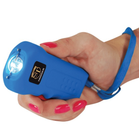 Trigger 75,000,000 Stun Gun Flashlight With Disable Pin (Color: Blue)