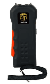 Trigger 75,000,000 Stun Gun Flashlight With Disable Pin (Color: Black)