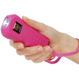 Trigger 75,000,000 Stun Gun Flashlight With Disable Pin (Color: Pink)