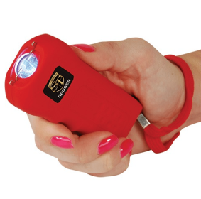 Trigger 75,000,000 Stun Gun Flashlight With Disable Pin (Color: Red)