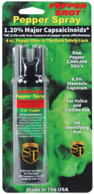 Pepper Shot 1.2% Mc Pepper Spray (Color: Fogger, size: 4oz)