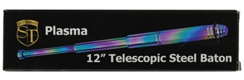 12 Inch Steel Baton (Color: Plasma)