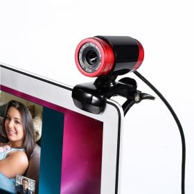 High-definition Computer Wired Camera 480P ; Built-in Microphone USB; Plug And Play ; Driver-free ; Video Call ; Chat (Color: Black)